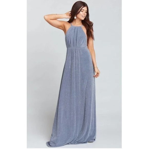 NWT Show Me Your Mumu Amanda Maxi in Smoke Dancing Queen Sparkle XS Bridesmaid - Picture 12 of 12